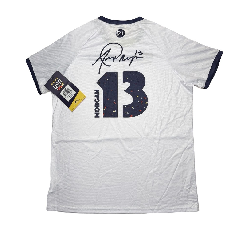 USWNT USA women's soccer x Alex Morgan Round 21 men's jersey shirt - Picture 2 of 5